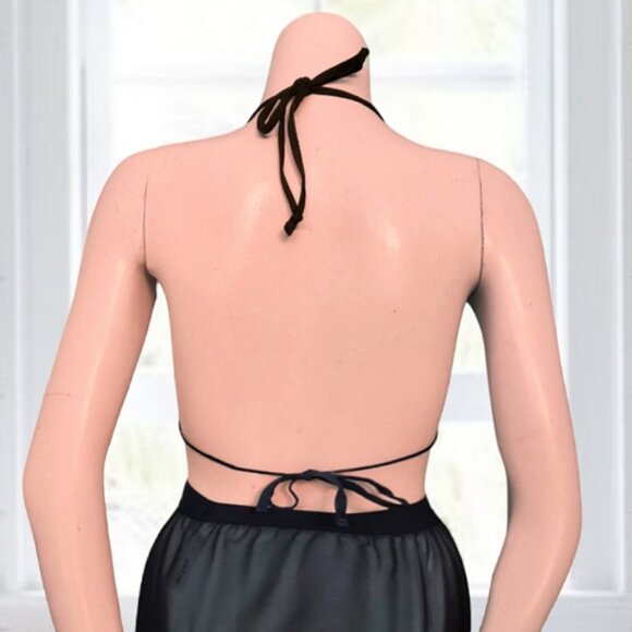 European Aztec-Tribal pattern halter padded Bikini- NWOT - Picture 2 of 14